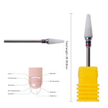 Professional  XXC/XC/C/M/F/XF/XXF Bullet Burr White Ceramic Nail Drill Bit